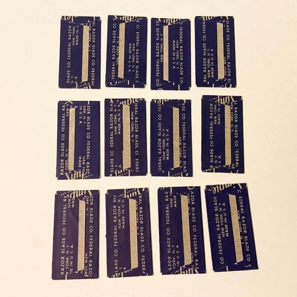 Vintage  Simplex Razor Blades New York USA Lot of 12 - Picture 4 of 12